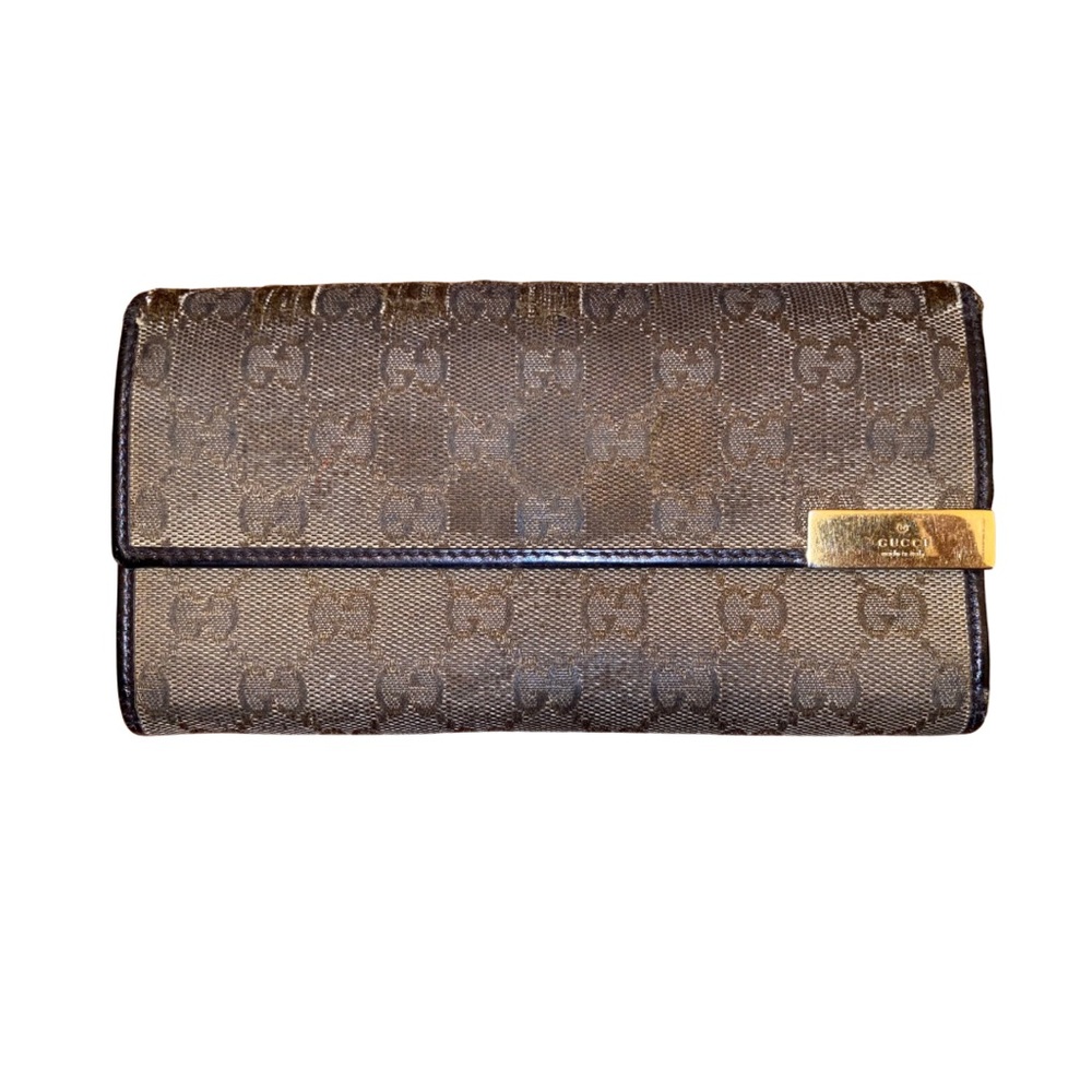 Gucci Brown Monogram Wallet